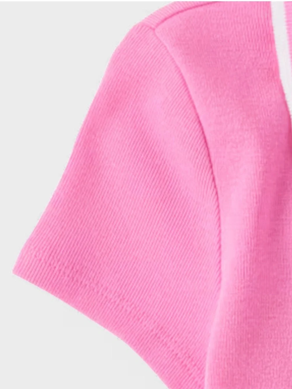 The Children's Place Bright Pink Girls' Polo with White Trim